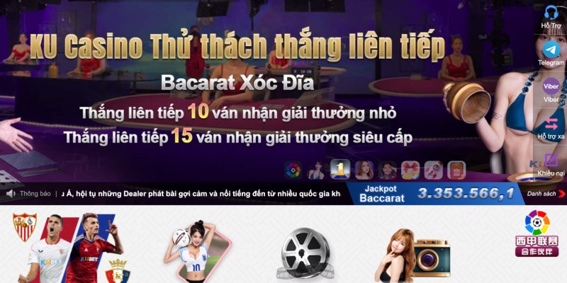 Sảnh KU Casino ấn tượng bậc nhất