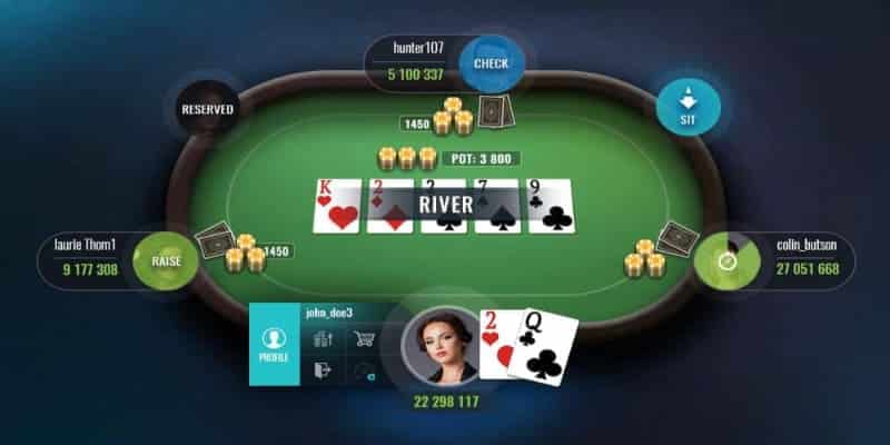 Poker Kubet88 - Nơi đấu trí của mọi tay chơi cực chất 2 Bốn ván cược diễn ra kịch tính